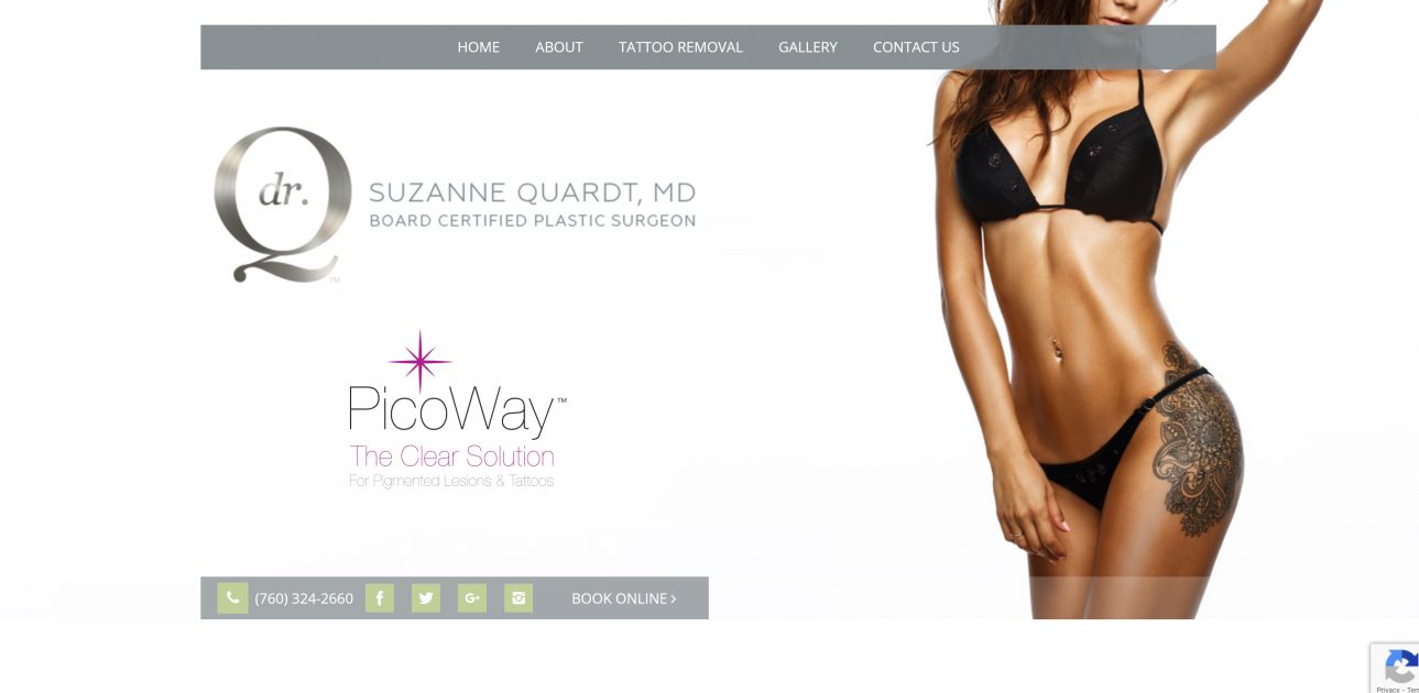 New Website Design for Palm Springs Plastic Surgeon Dr. Suzanne Quardt